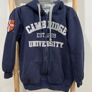 Cambridge University Zip Up Sweatshirt size Small